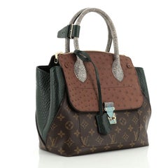 Louis Vuitton Majestueux Tote Monogramm Segeltuch und Exotische PM