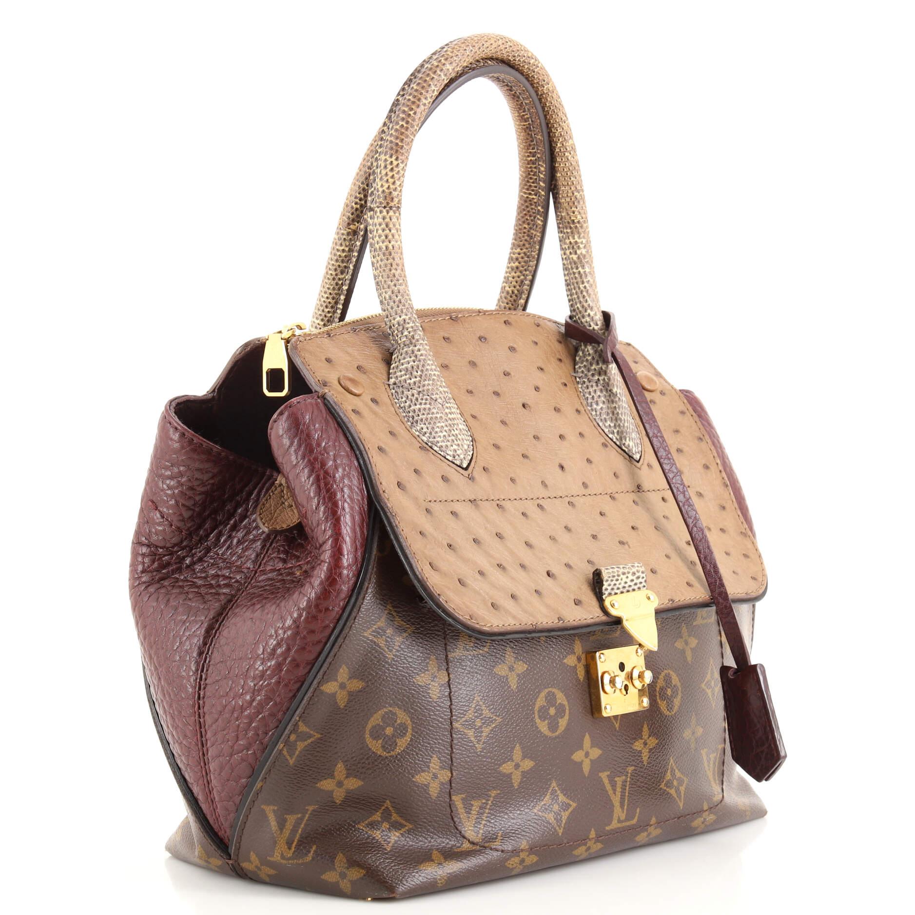 louis vuitton ostrich bag