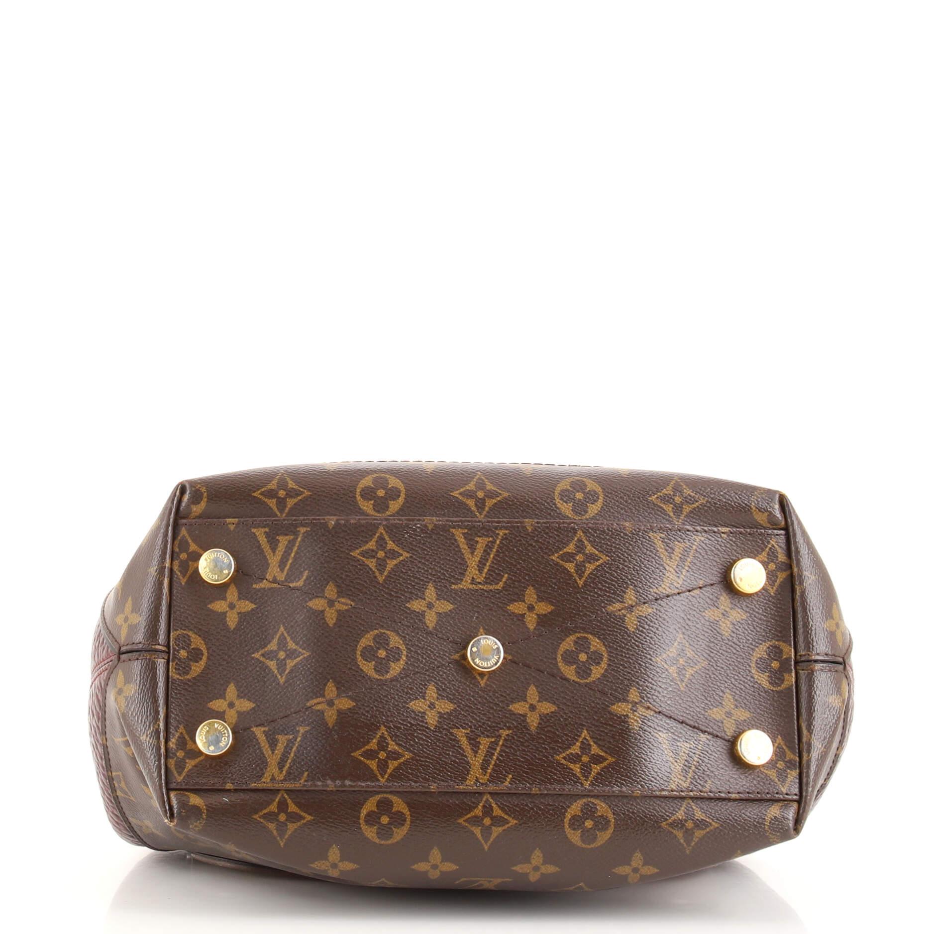 Women's or Men's Louis Vuitton Majestueux Tote Monogram Canvas and Exotics PM
