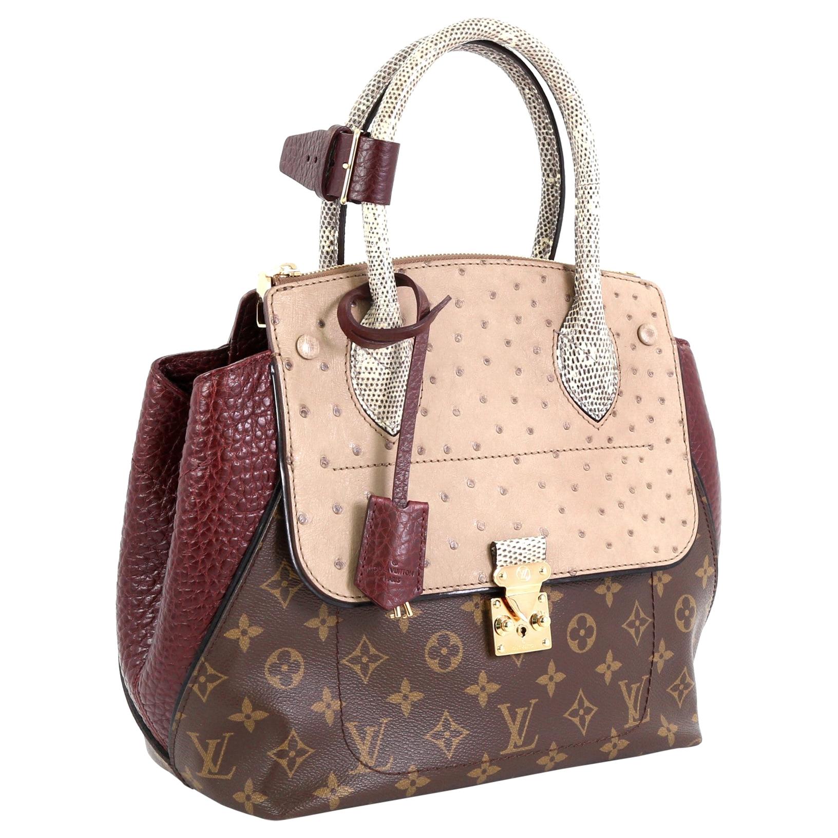 Louis Vuitton Majestueux Tote Monogram Canvas and Exotics PM