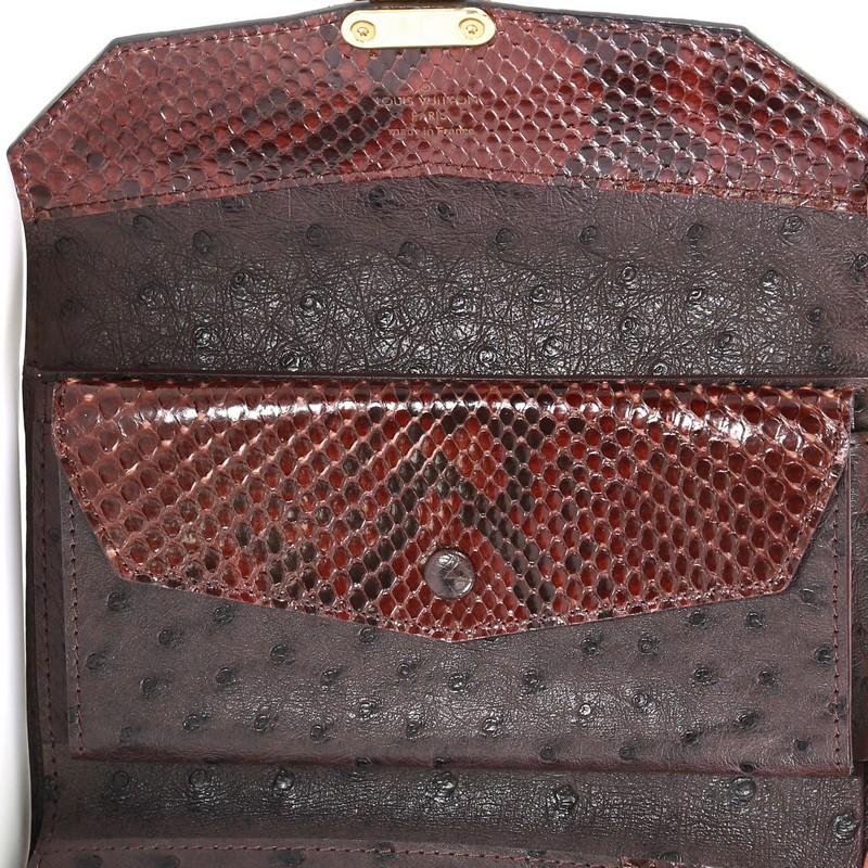 Louis Vuitton Majestueux Wallet Monogram Canvas and Exotics 1