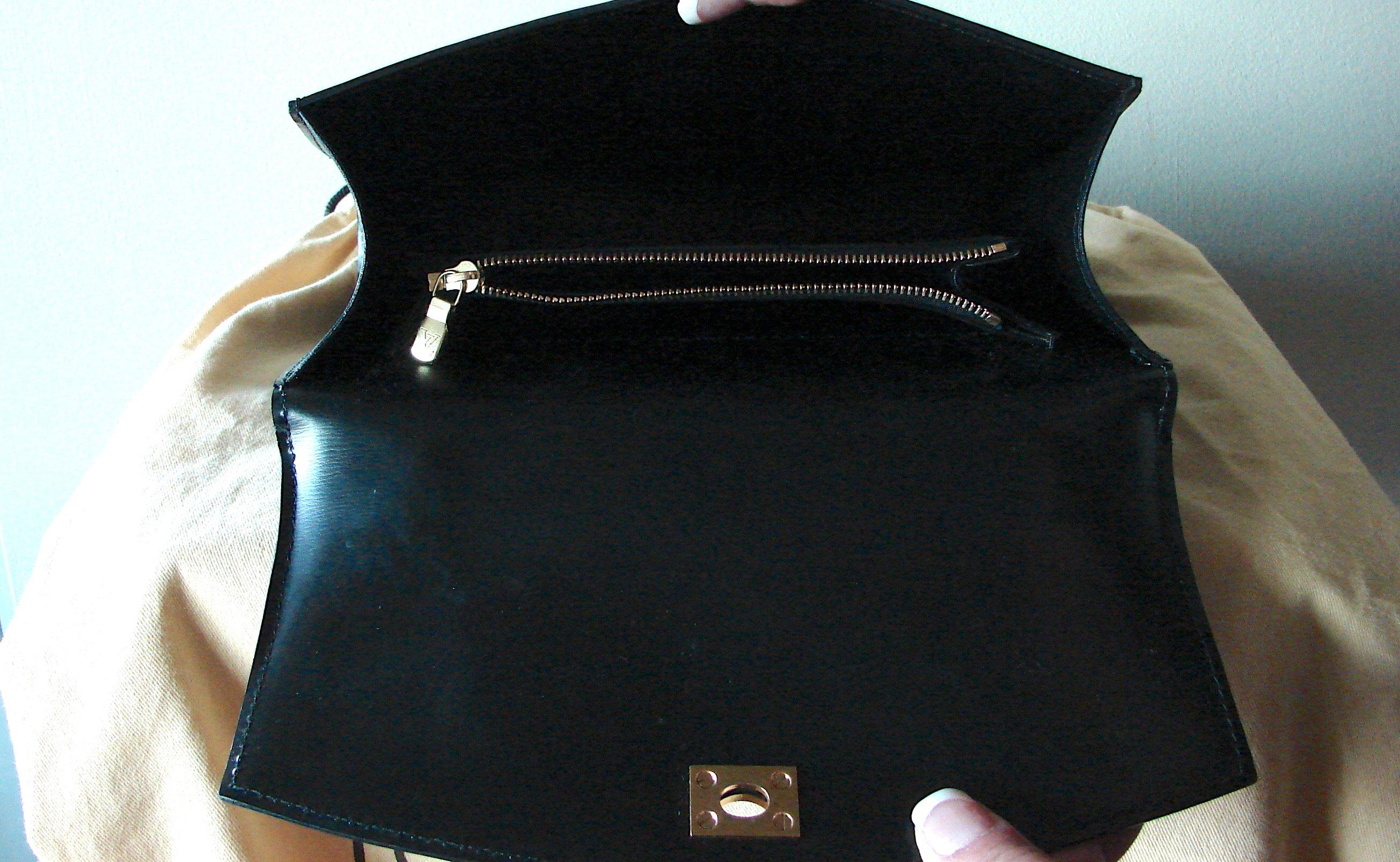 Louis Vuitton Malesherbes Bag Black Epi Leather Top Handle Handbag + Dust Bag 3