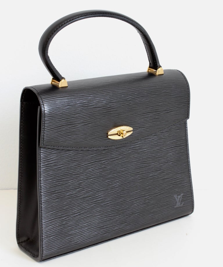 Louis Vuitton Malesherbes Bag Black Epi Leather Top Handle Handbag + Dust  Bag at 1stDibs | lv malesherbes, malesherbes louis vuitton, louis vuitton  epi malesherbes