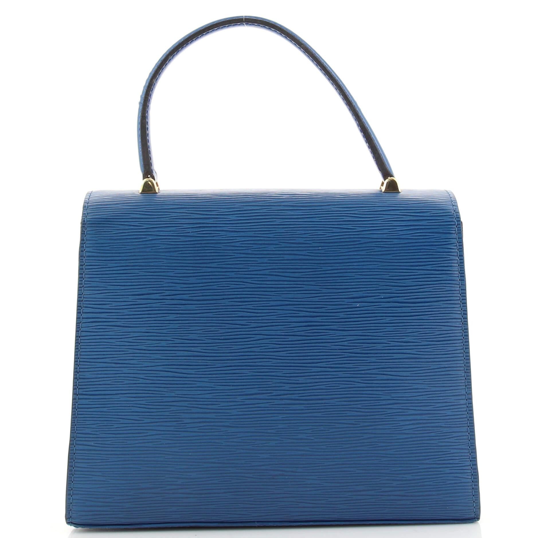 Women's or Men's Louis Vuitton Malesherbes Handbag Epi Leather
