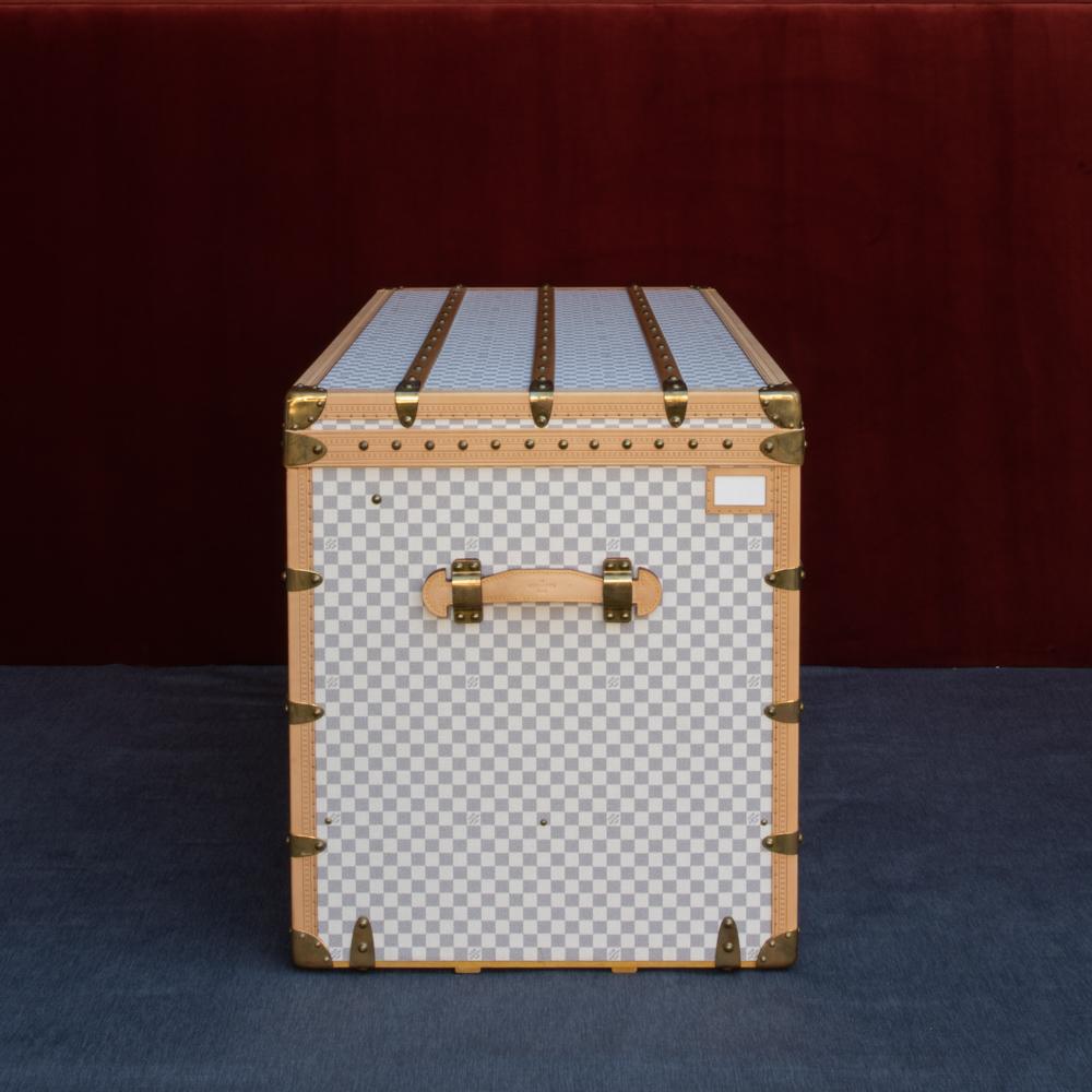 Français Malle à vapeur Damier Azur 110 « Malle Haute » de Louis Vuitton, vers 2007
