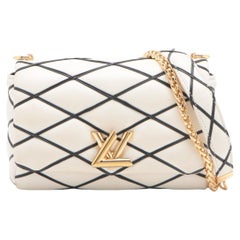 Louis Vuitton Malletage GO-14 MM Blanc x Noir