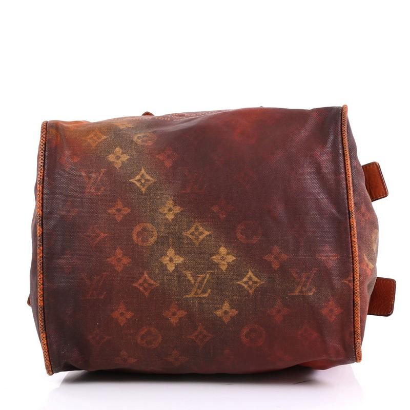 Louis Vuitton Mancrazy Jokes Handbag Monogram Canvas and Snakeskin für Damen oder Herren