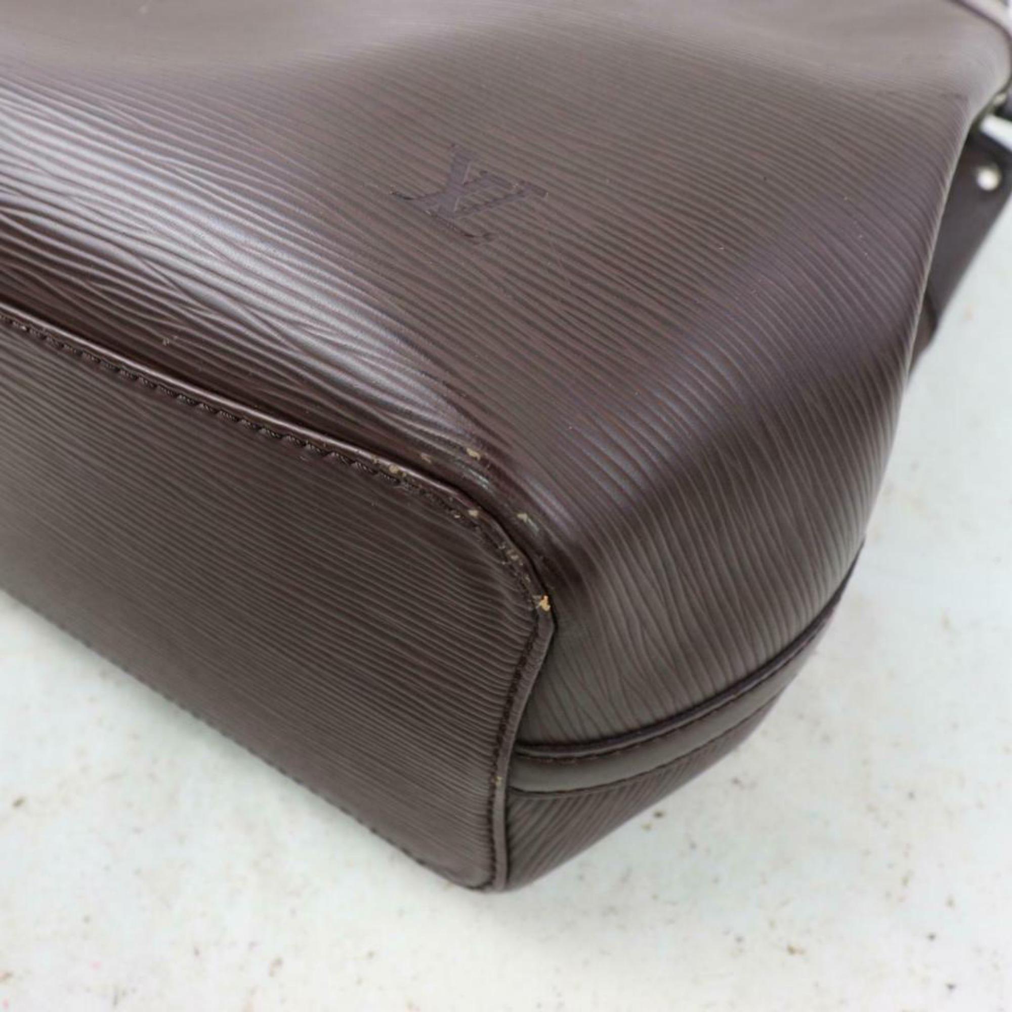 Louis Vuitton Mandara Moka Mm 870580 Brown Epi Leather Shoulder Bag For Sale 5