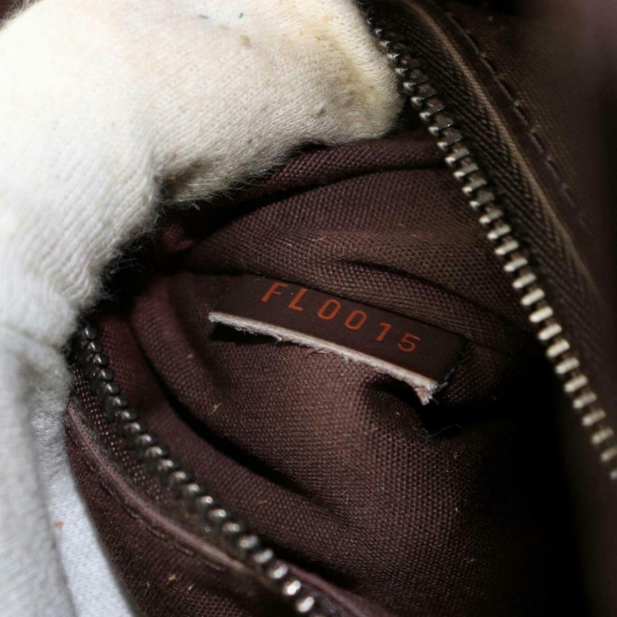 Louis Vuitton Mandara Moka Mm 870580 Brown Epi Leather Shoulder Bag For Sale 6