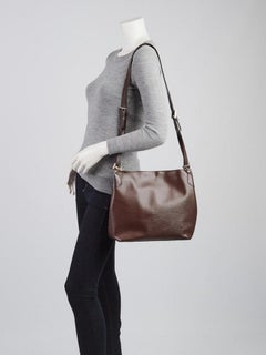 Louis Vuitton Mandara Moka Mm 870580 Brown Epi Leather Shoulder Bag