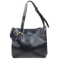 Louis Vuitton Mandara Noir Mandala 870248 Black Leather Messenger Bag
