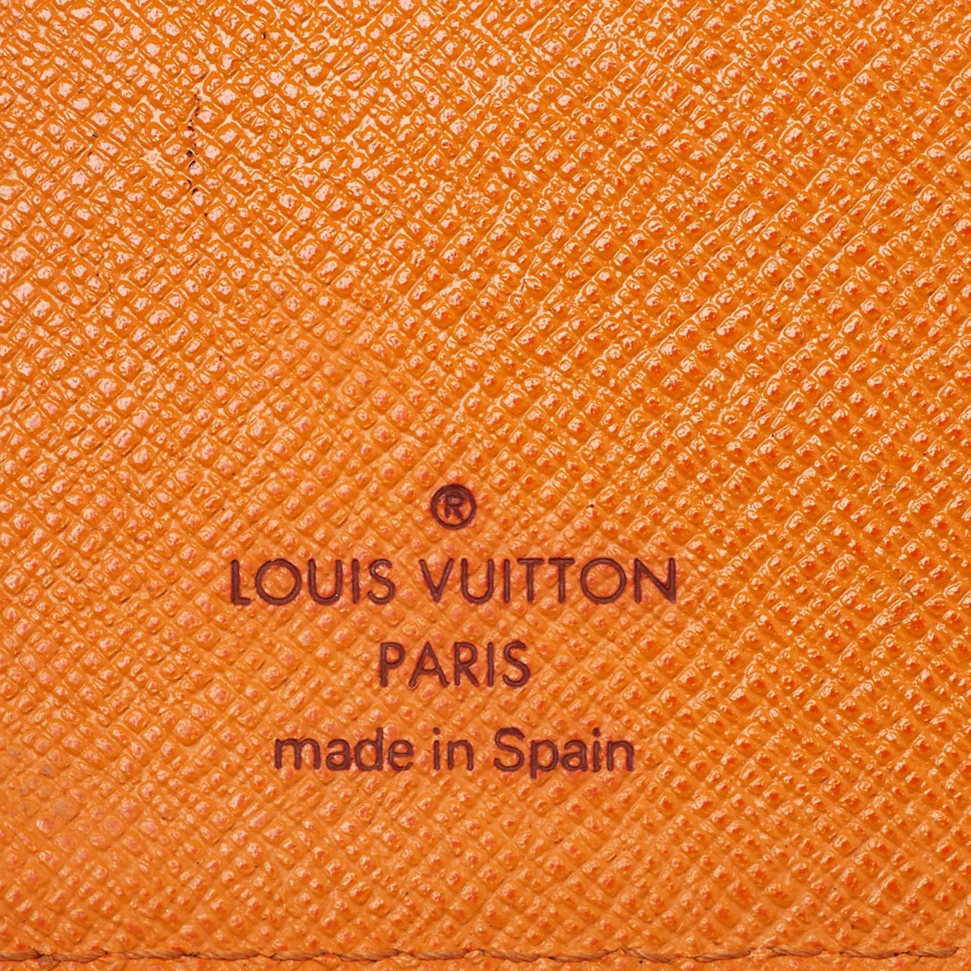 Funda de Agenda Pequeña de Piel Epi Mandarina Louis Vuitton en venta 3