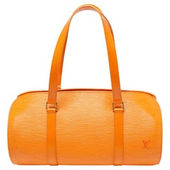 Louis Vuitton Mandarin Epi Leather Soufflot Bag