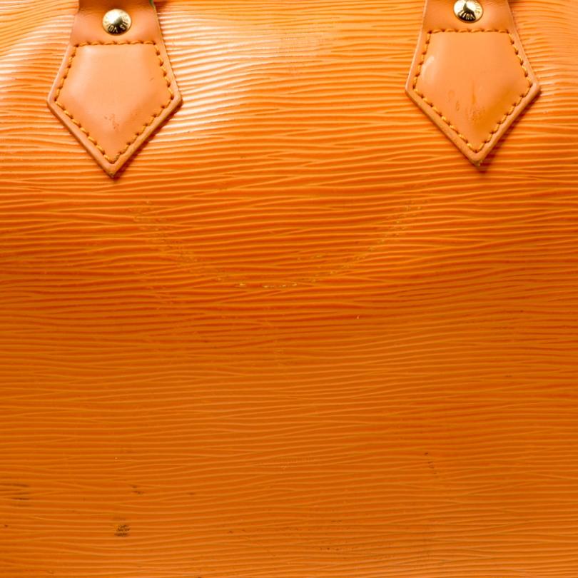 Louis Vuitton Mandarin Epi Leather Speedy 25 7