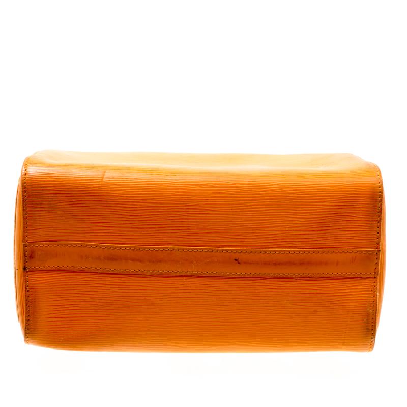 Louis Vuitton Mandarin Epi Leather Speedy 25 4