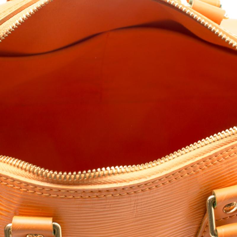 Women's Louis Vuitton Mandarin Epi Leather Speedy 25