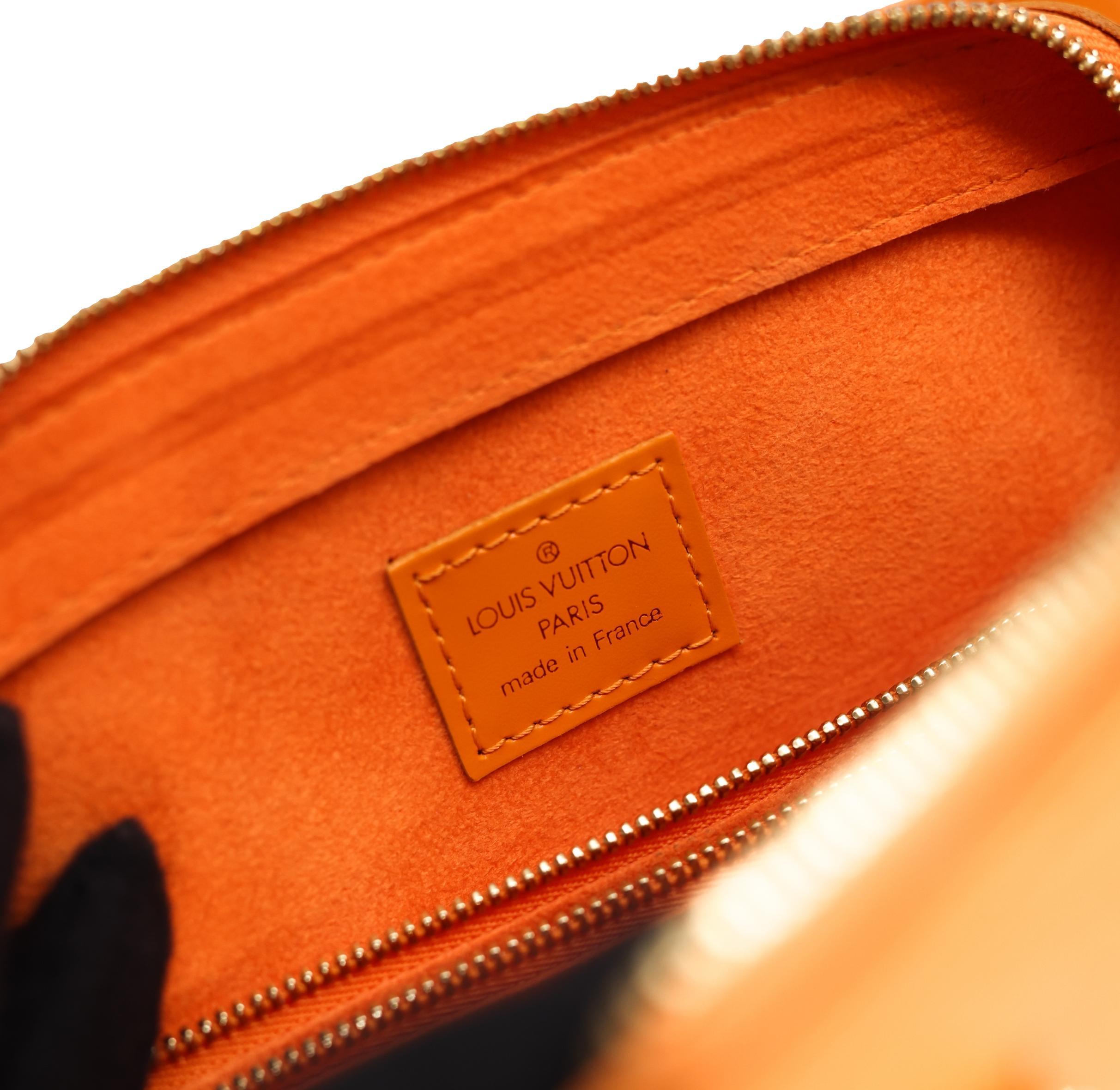 Louis Vuitton Mandarin EPI Orange Pont Neuf PM Top Handle Handbag, 2003. 8