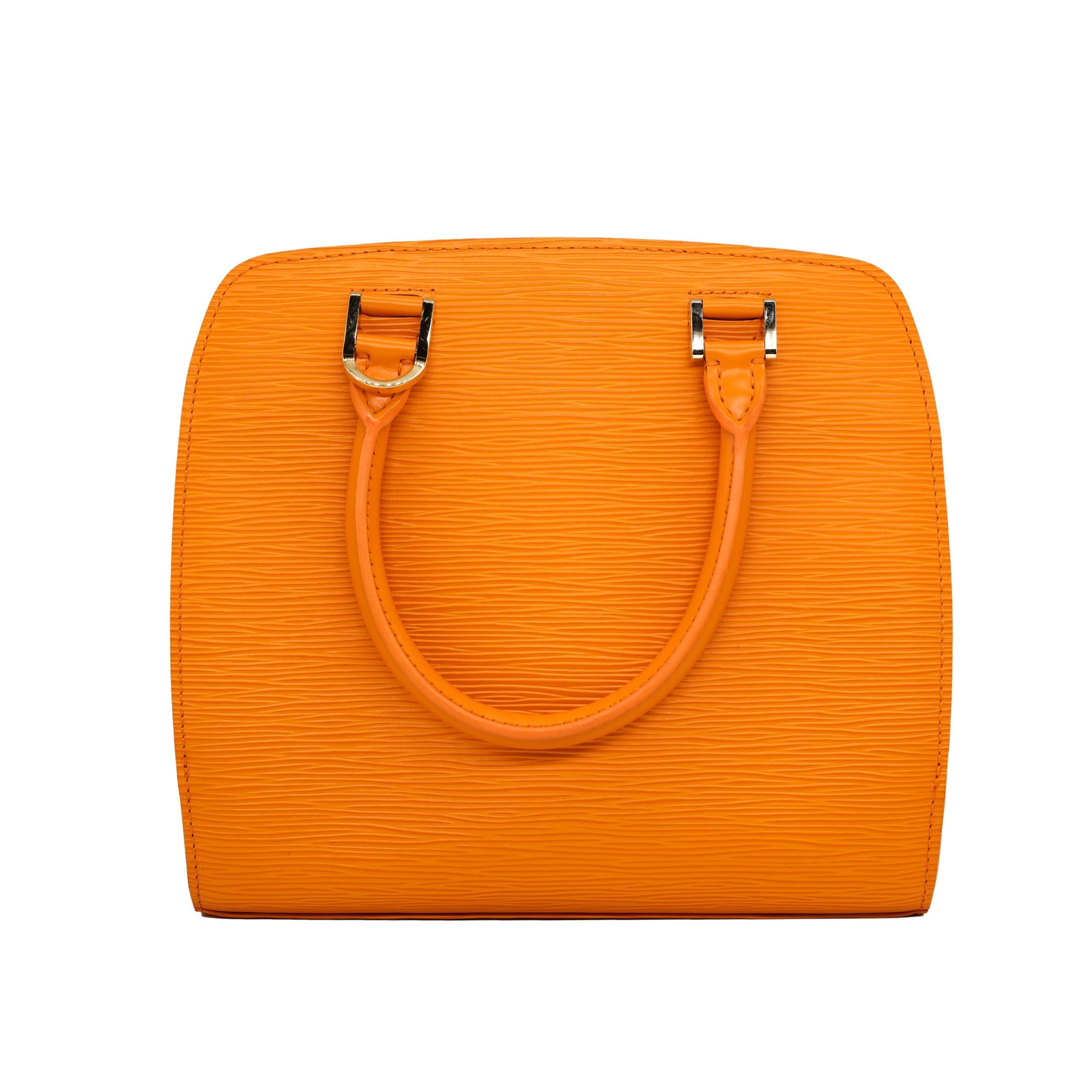 Louis Vuitton Mandarin EPI Orange Pont Neuf PM Top Handle Handbag, 2003. 1