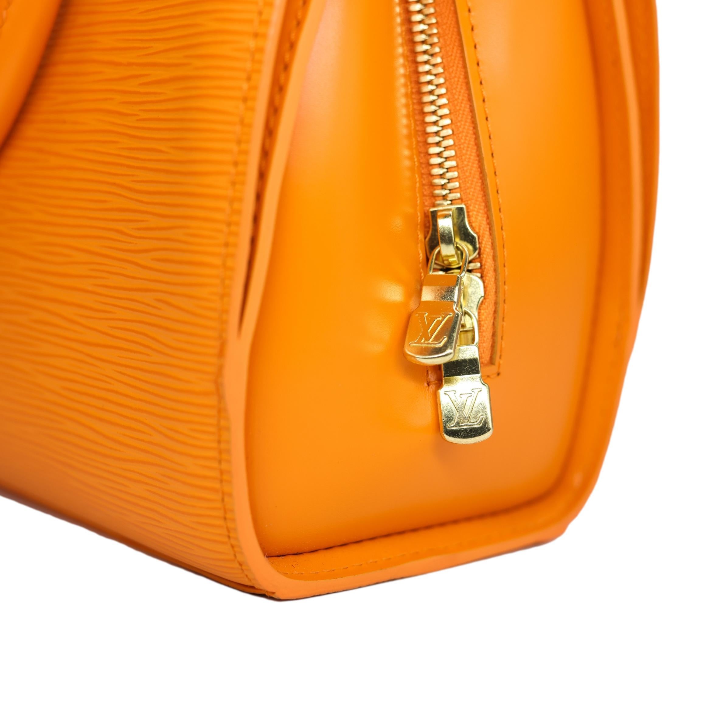 Louis Vuitton Mandarin EPI Orange Pont Neuf PM Top Handle Handbag, 2003. 3
