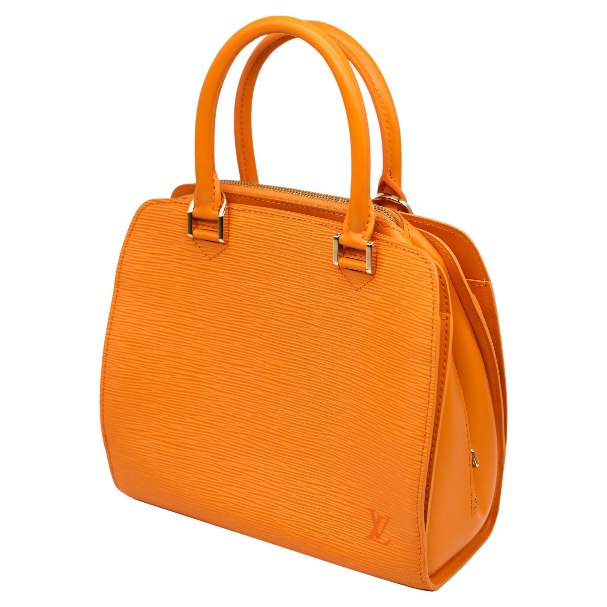 Louis Vuitton Mandarin EPI Orange Pont Neuf PM Top Handle Handbag, 2003. 4