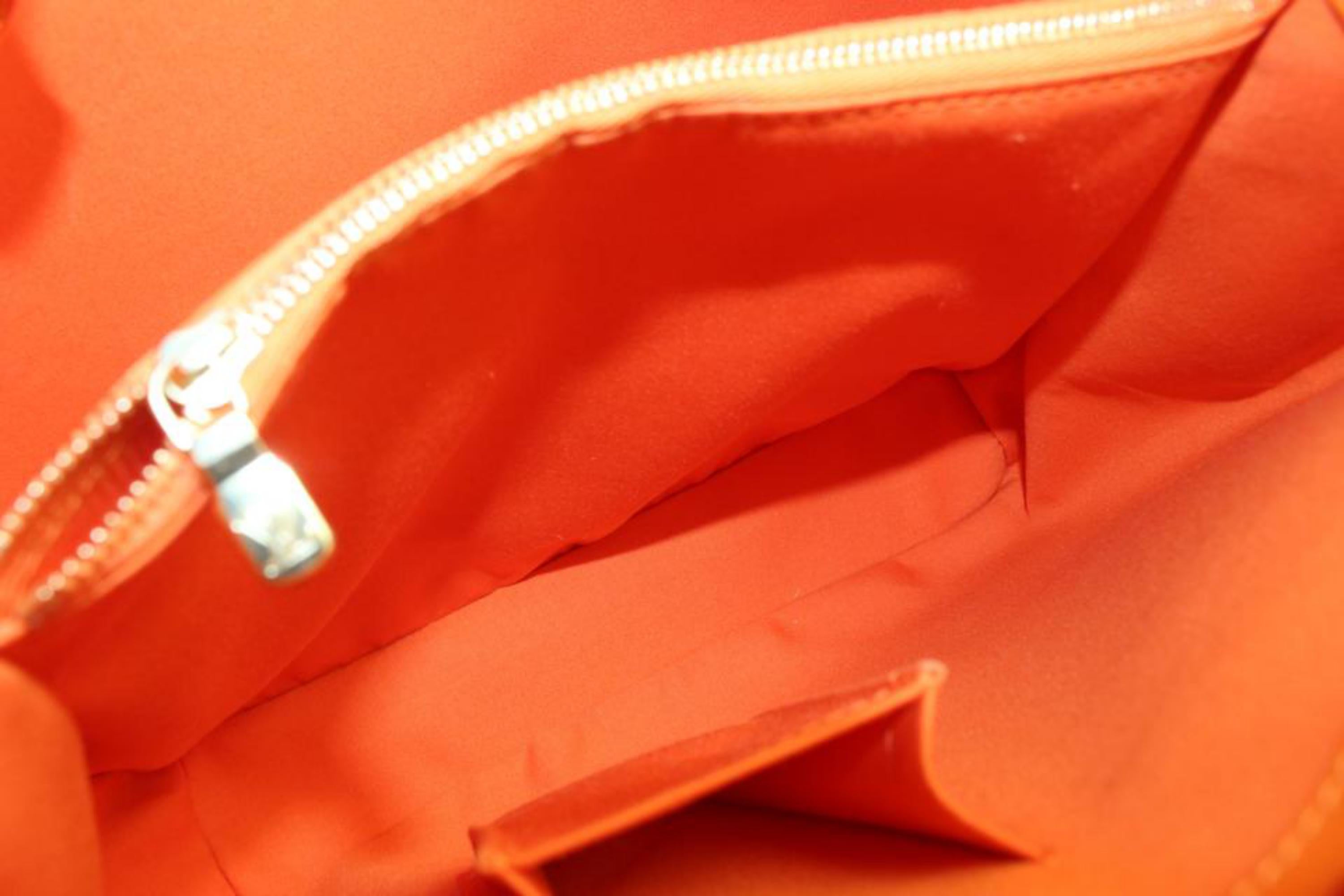 Louis Vuitton Mandarin Orange Epi Leather Mandara MM Hobo Shoulder bag 16lv38 4