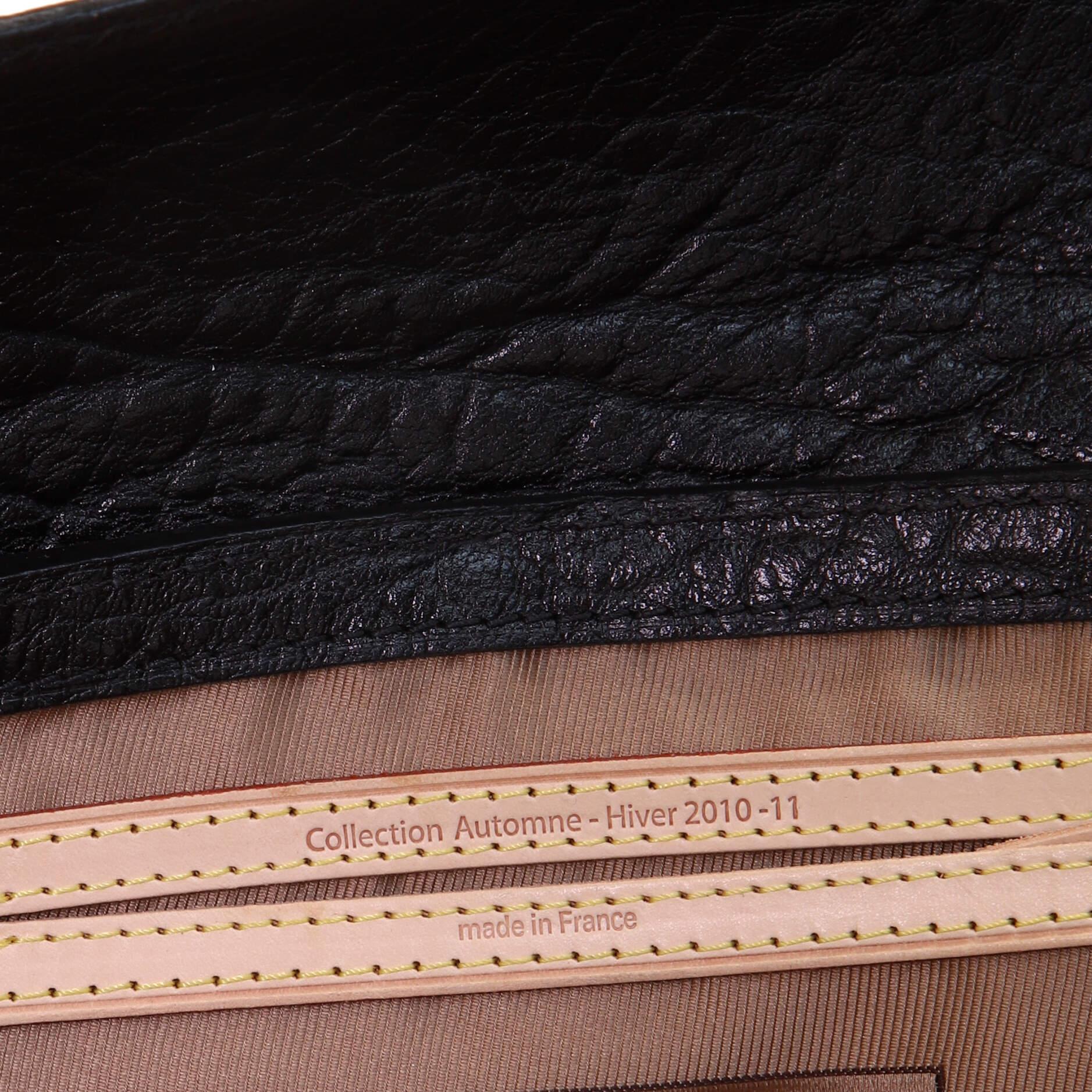 Louis Vuitton Manege Clutch Fleur De Jais Monogram Canvas 1