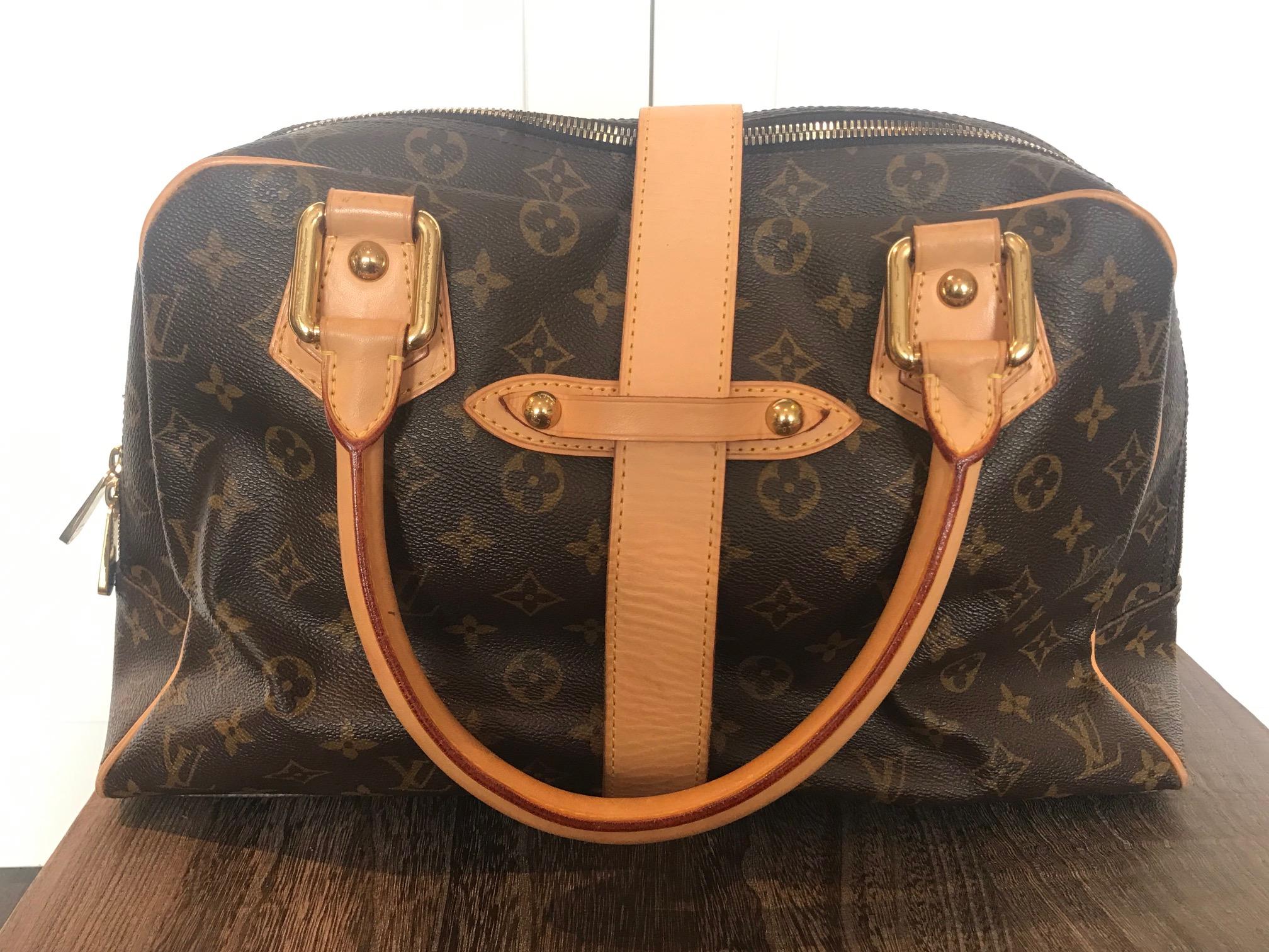 Louis Vuitton Manhattan GM In Good Condition For Sale In Roslyn, NY