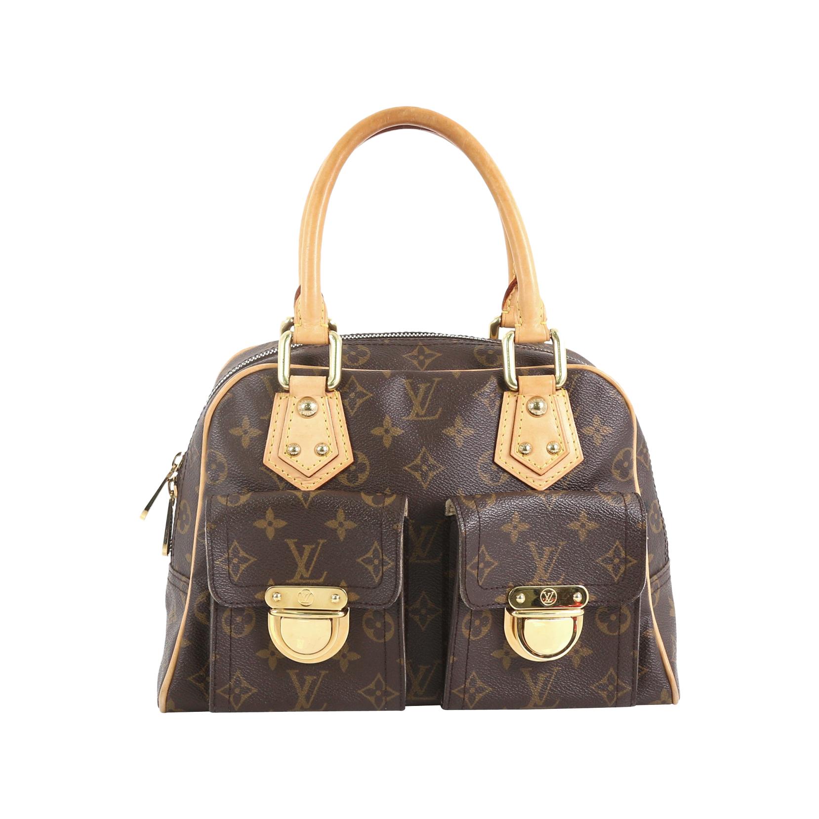 Louis Vuitton Manhattan Handbag Monogram Canvas PM