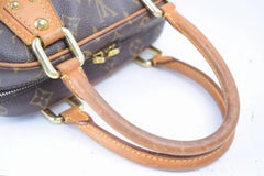 Louis Vuitton Manhattan Monogram Pm 865866 Brown Coated Canvas Satchel