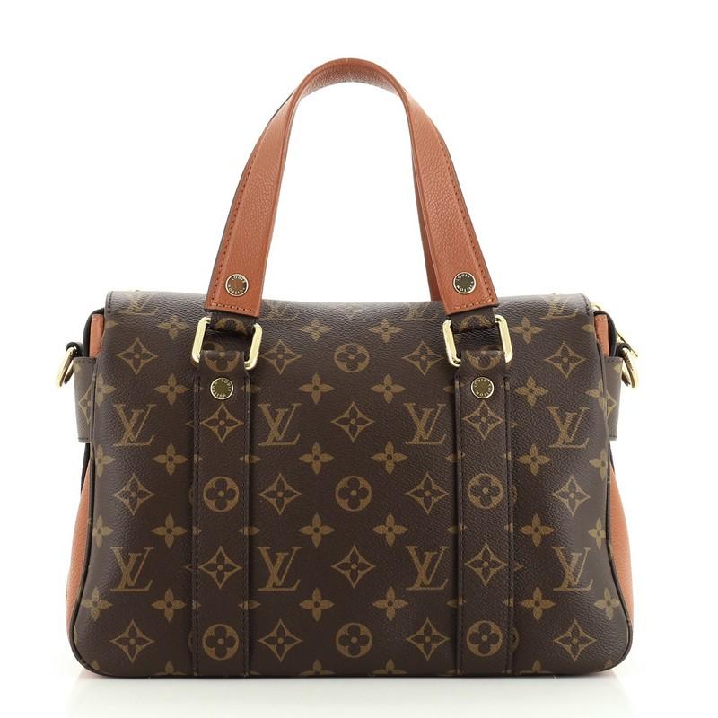 Louis Vuitton Manhattan NM Handbag Monogram Canvas with Leather In Good Condition In NY, NY