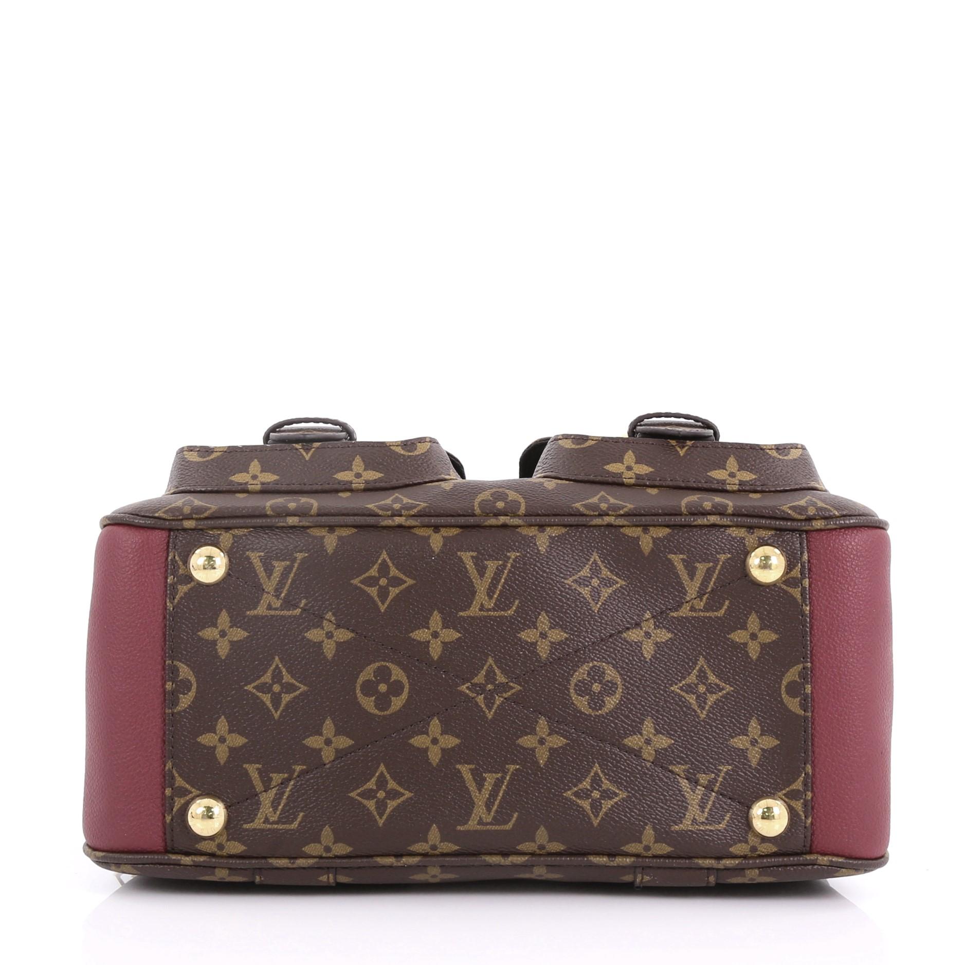 Women's Louis Vuitton Manhattan NM Handbag Monogram Canvas with Leather