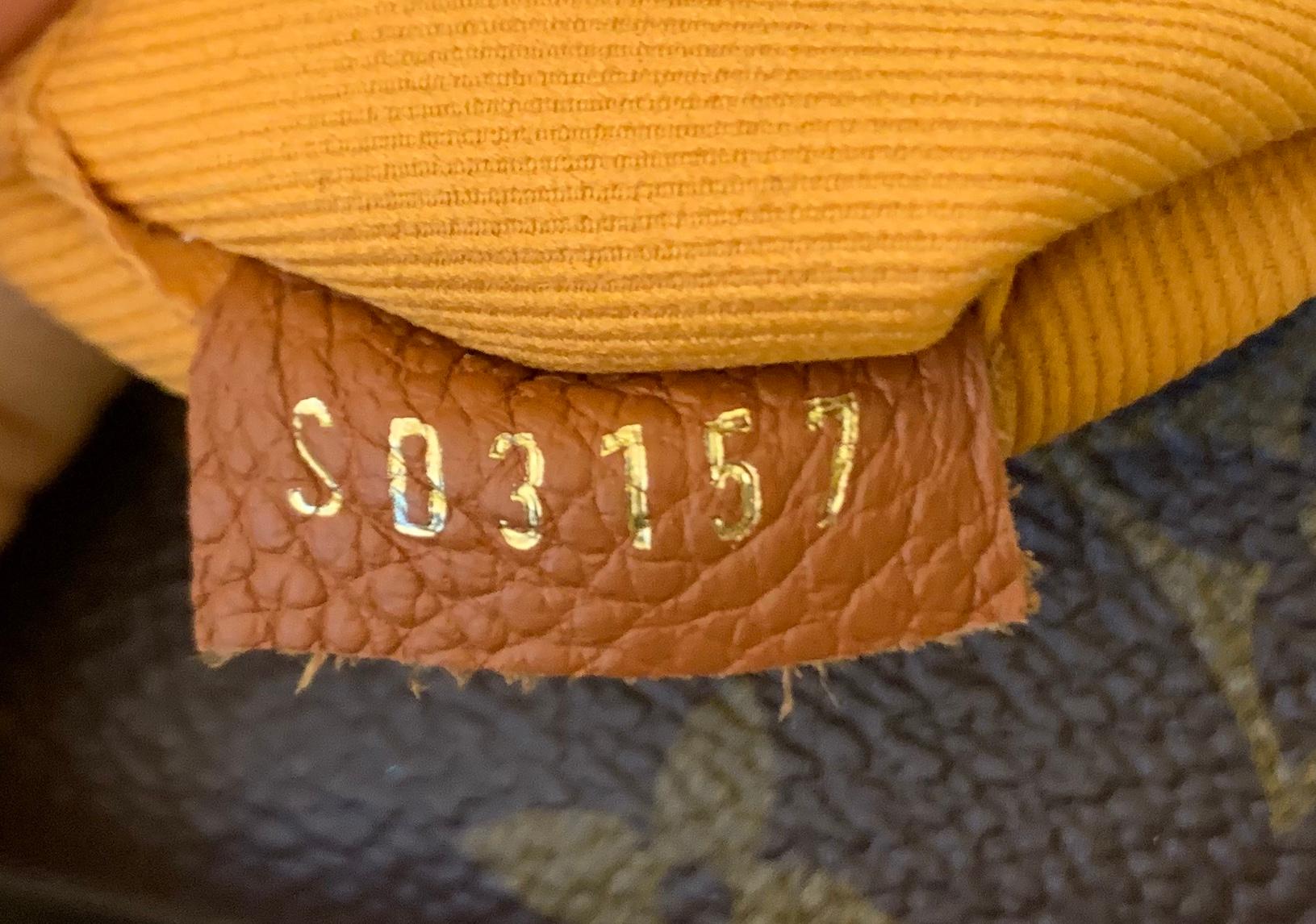 Louis Vuitton Manhattan NM Handbag Monogram Canvas with Leather 2