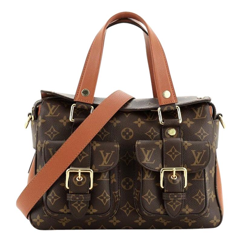 Louis Vuitton Manhattan NM Handbag Monogram Canvas with Leather