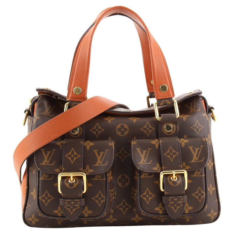 Louis Vuitton Manhattan NM Handbag Monogram Canvas with Leather For