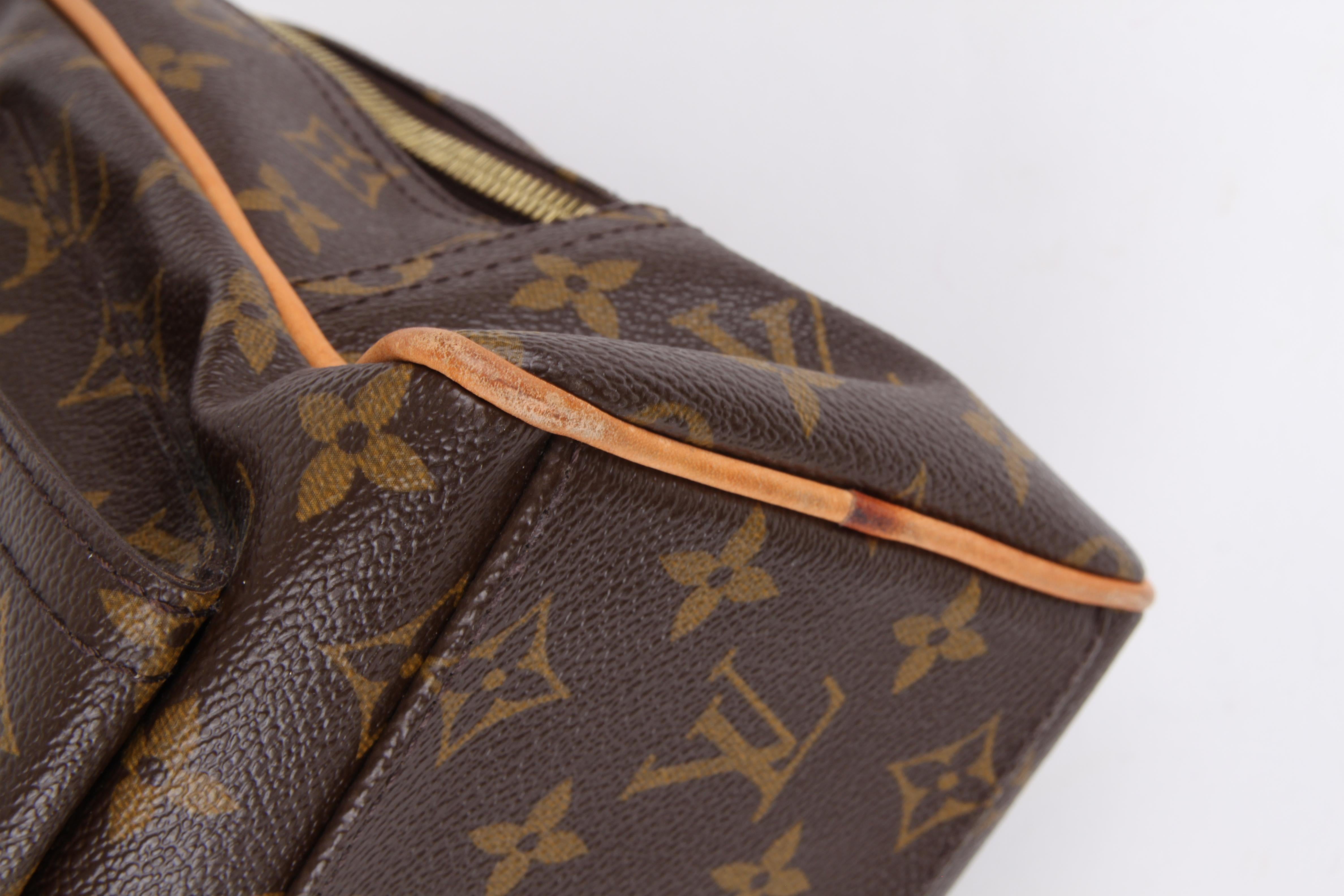 Louis Vuitton Manhattan PM brown monogram canvas/leather bag 7