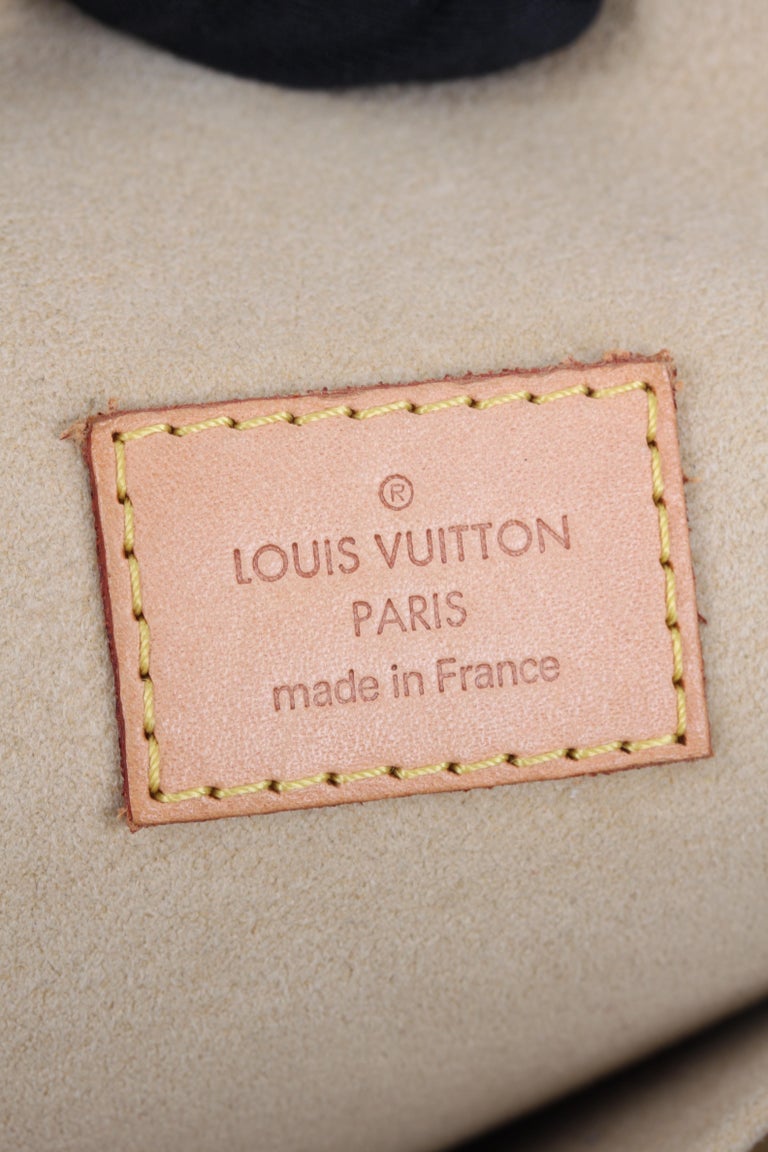 Louis Vuitton Manhattan PM brown monogram canvas/leather bag at 1stDibs