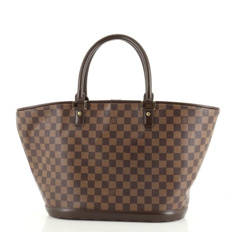 Louis Vuitton Manosque Handtasche Damier GM (Schwarz)