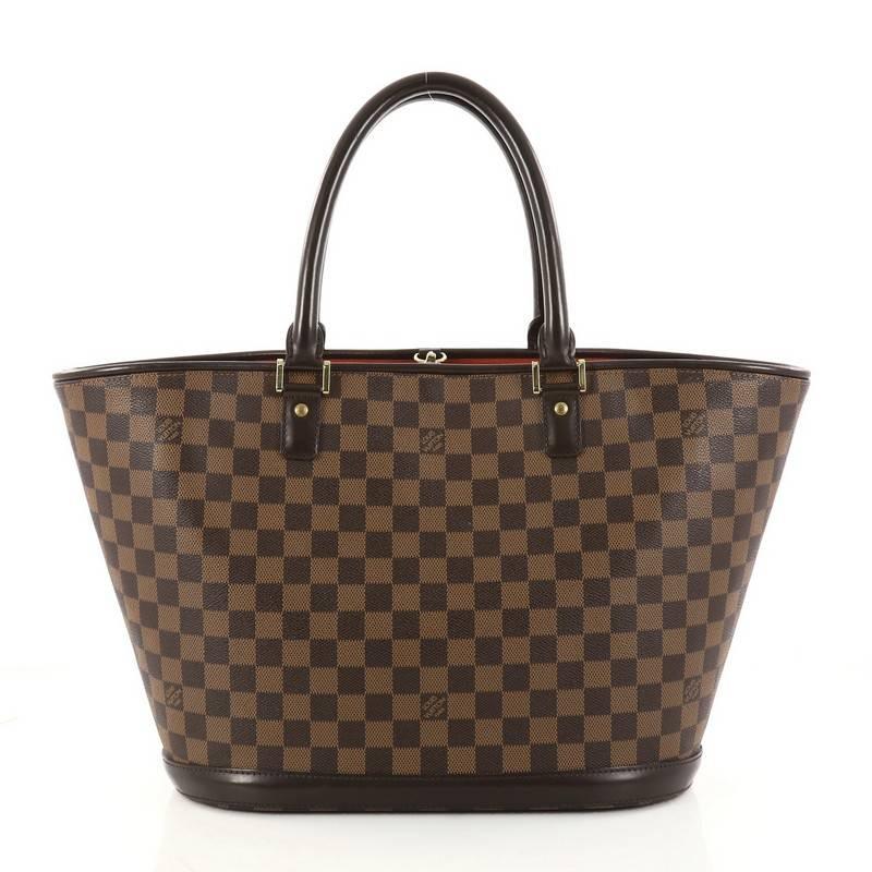 Louis Vuitton Manosque Handbag Damier GM In Good Condition In NY, NY