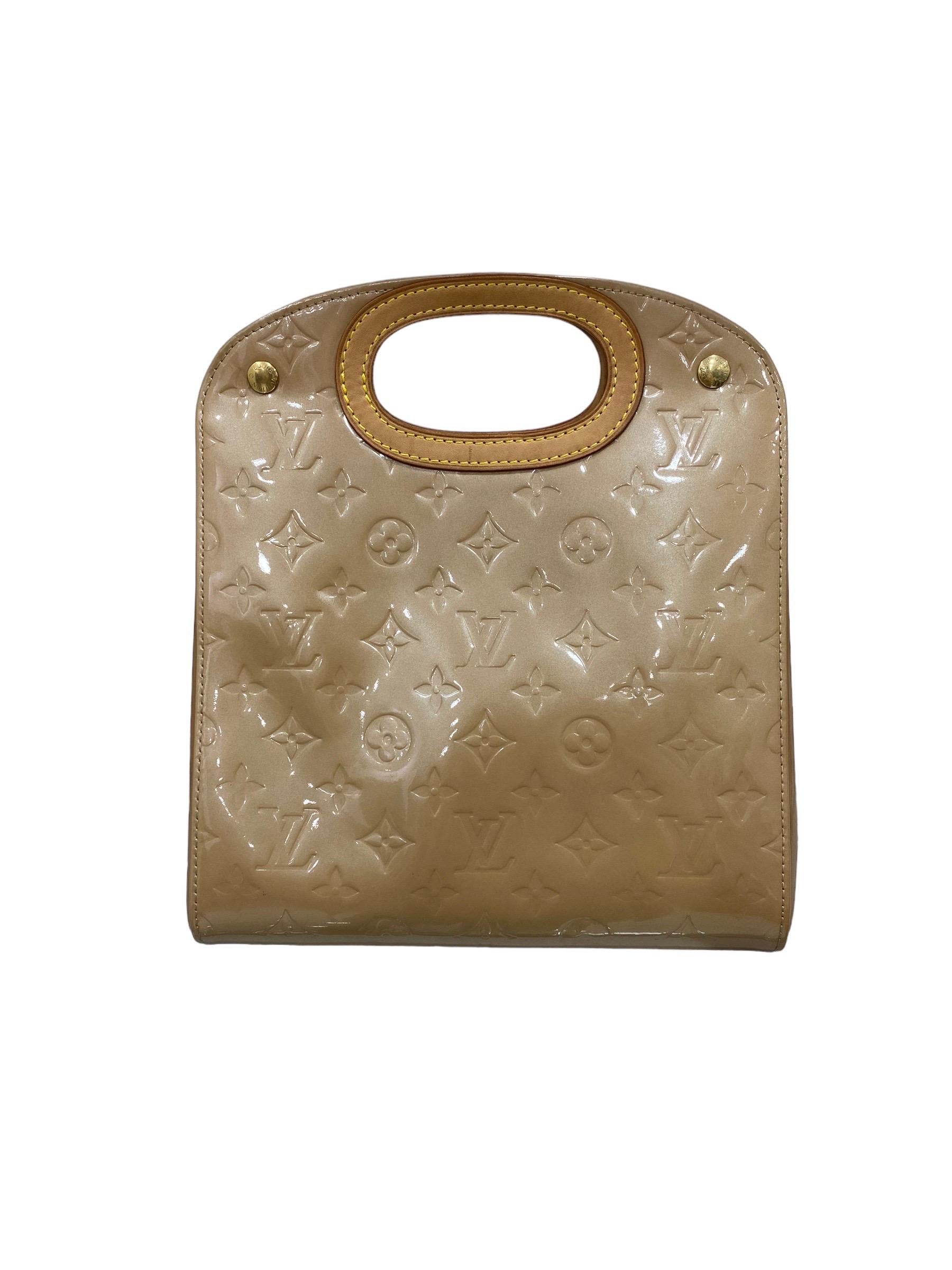Louis Vuitton Maple Drive Beige Patent Leather 1
