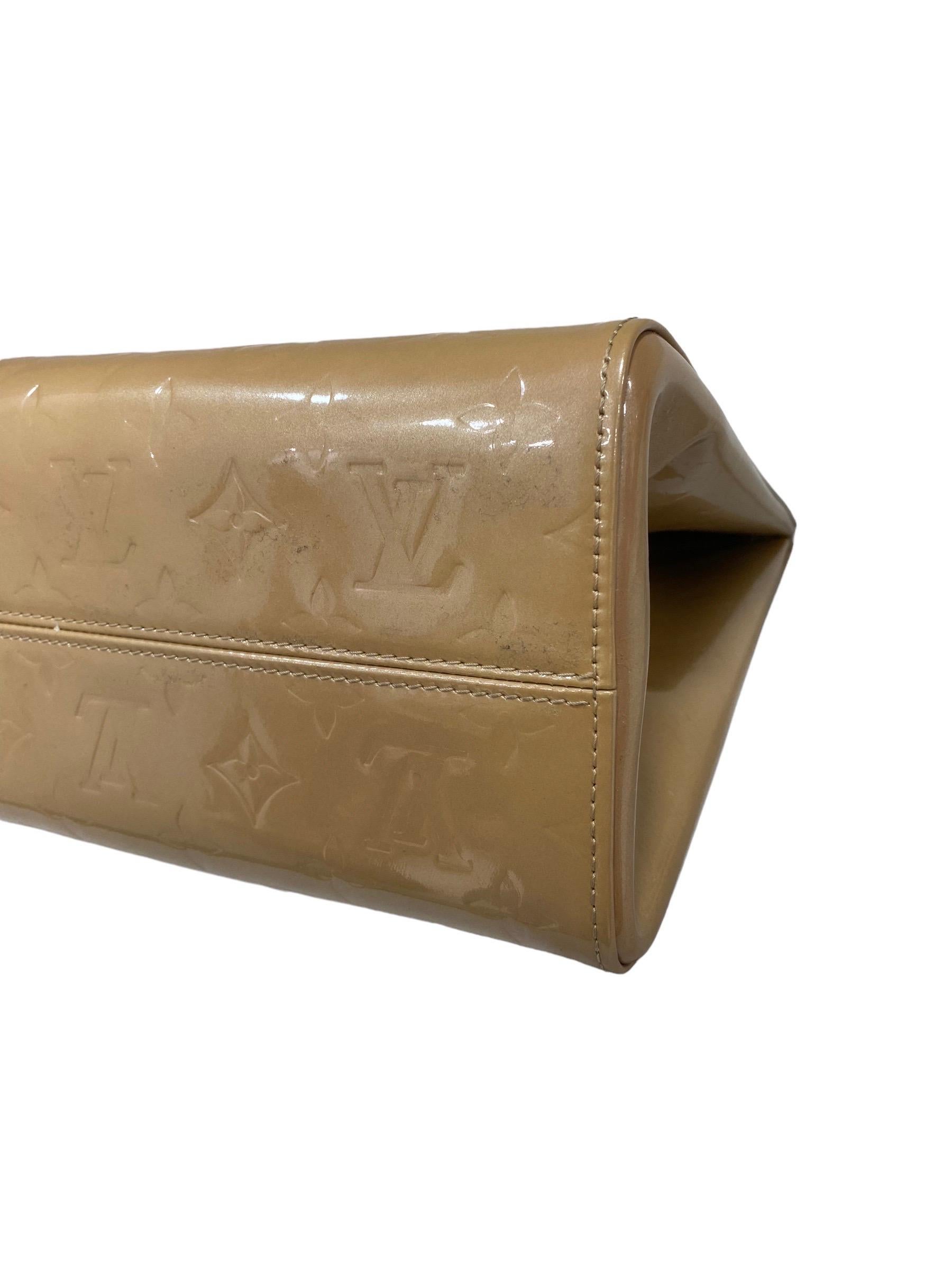 Louis Vuitton Maple Drive Beige Patent Leather 2