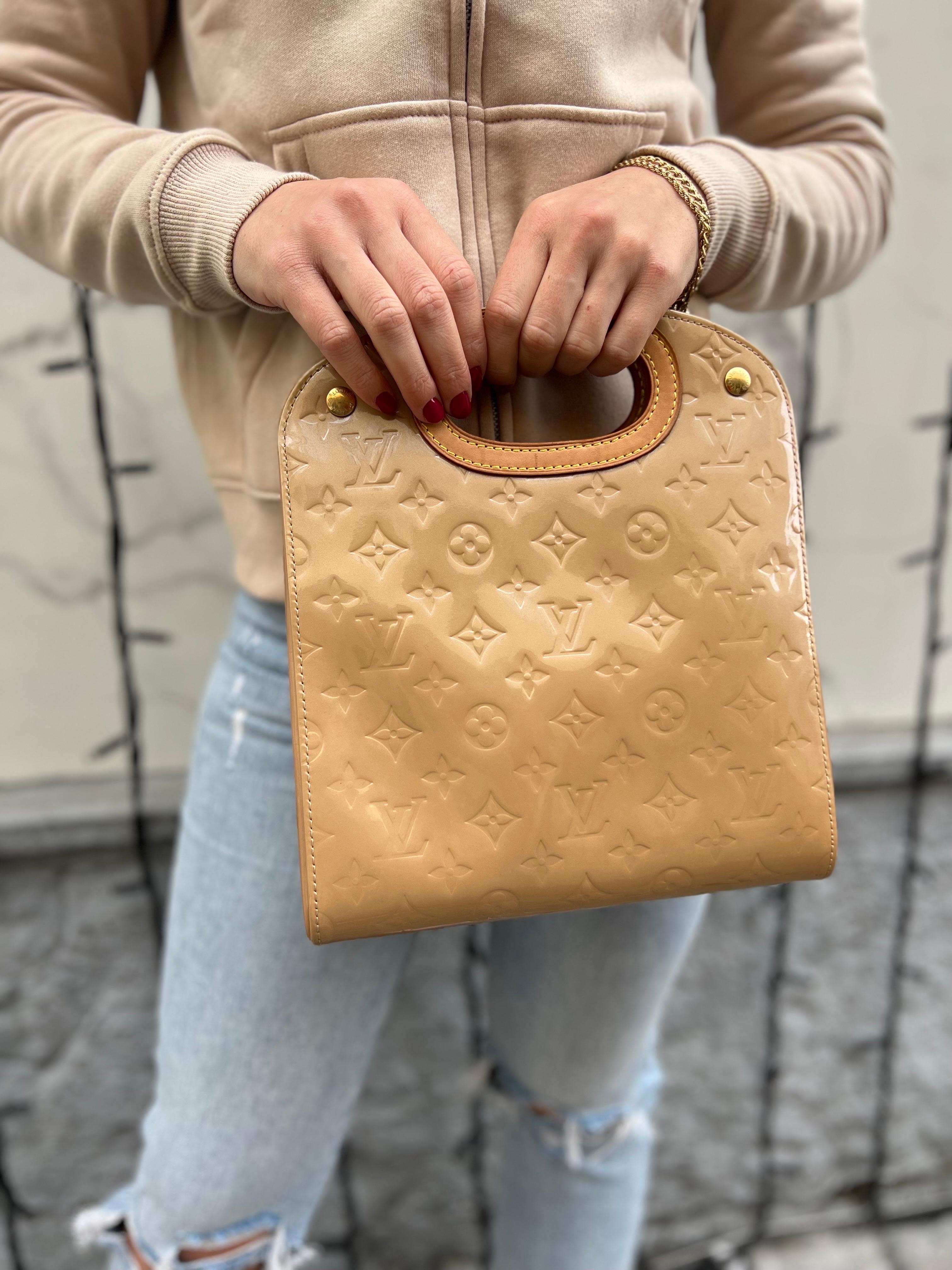 Louis Vuitton Maple Drive Beige Patent Leather 4