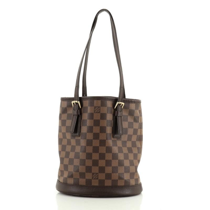 Louis Vuitton Marais Bucket Bag Damier  In Good Condition In NY, NY