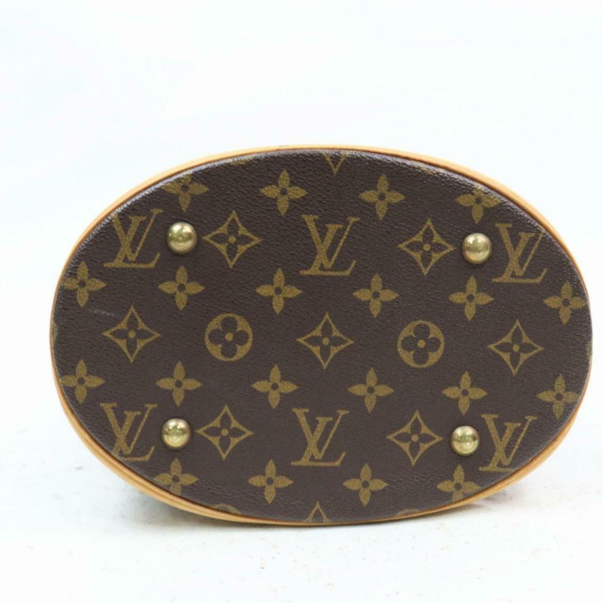 Women's Louis Vuitton Marais Bucket Monogram Petite Pm 870362 Brown Canvas Tote For Sale