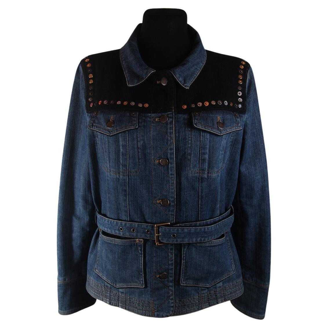 Louis Vuitton Marc Jacobs era denim jacket For Sale