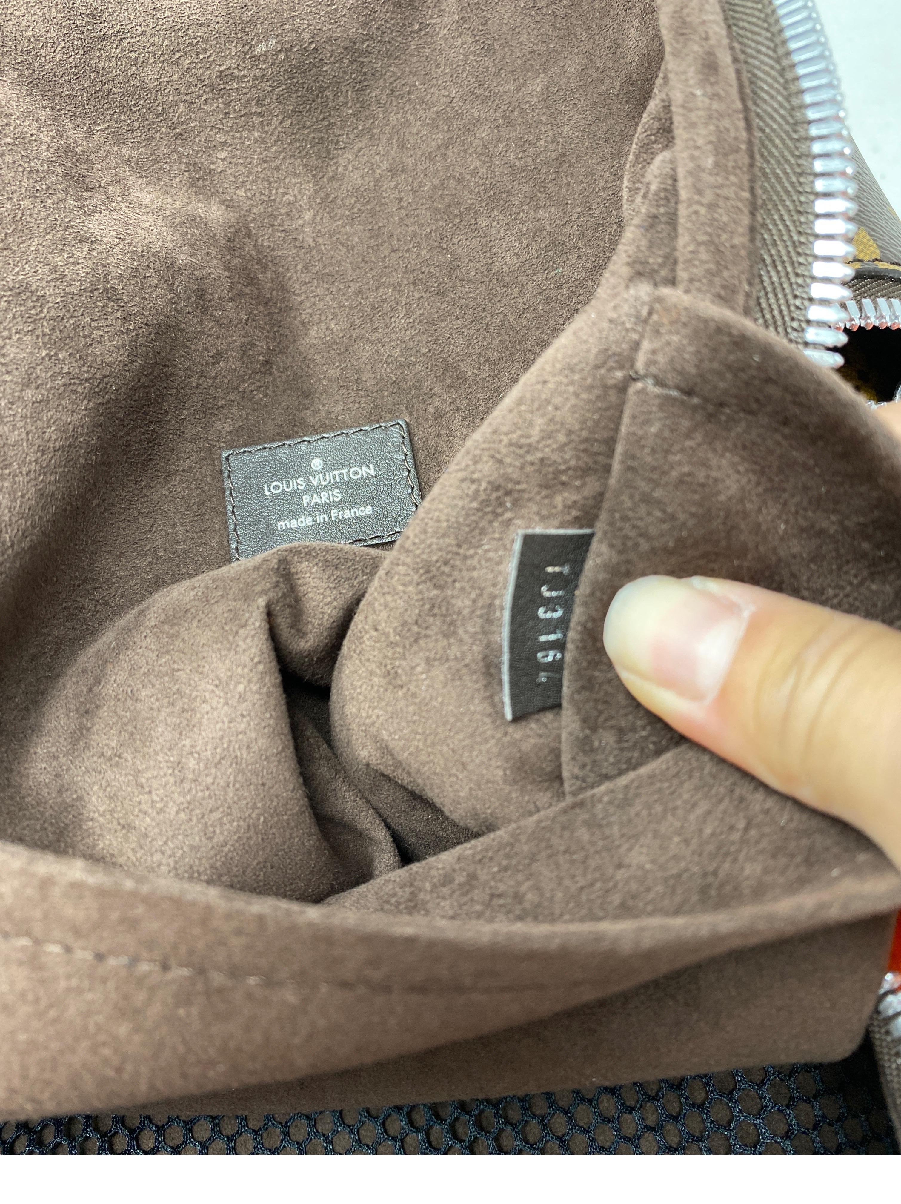 Louis Vuitton Marc Newsom Orange Shearling Backpack 10