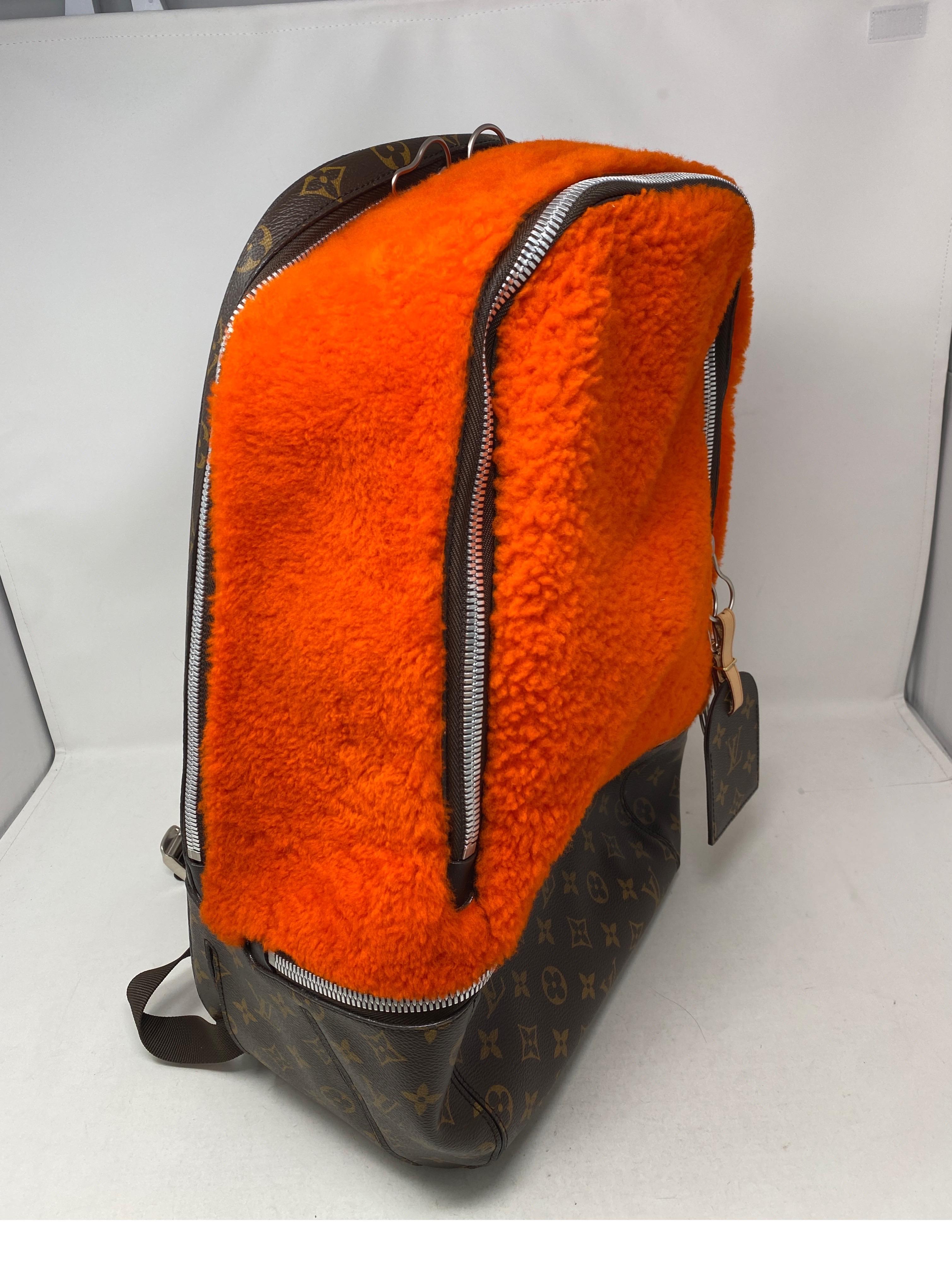 louis vuitton fur backpack