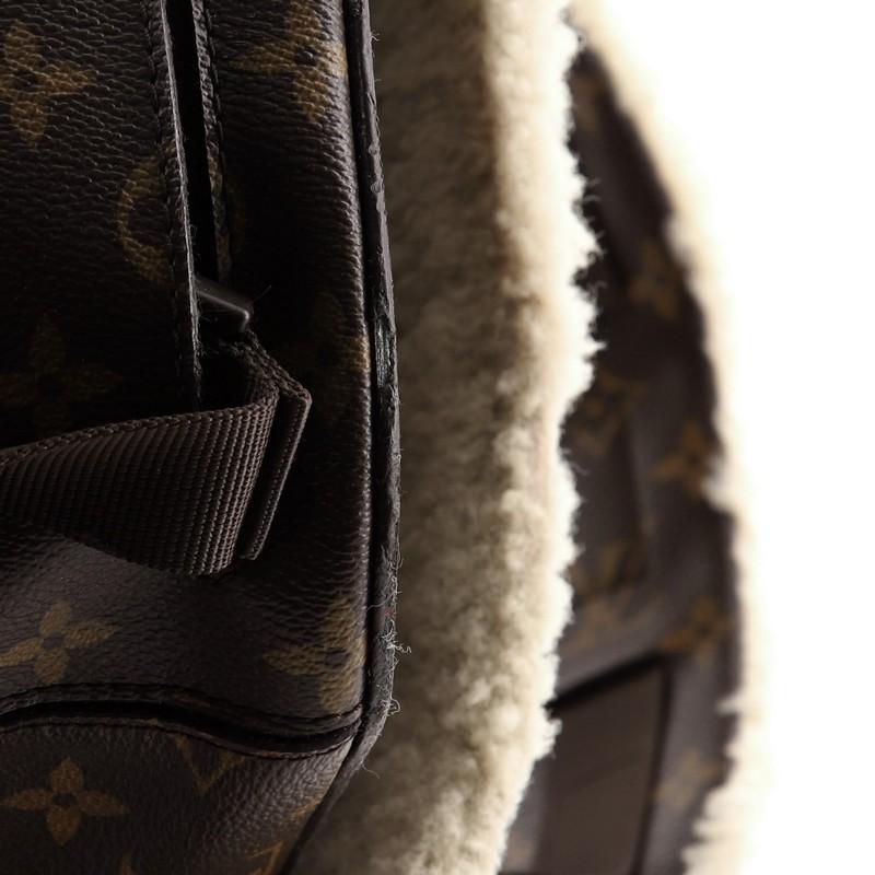 Louis Vuitton Marc Newson Backpack Shearling and Monogram Canvas 1