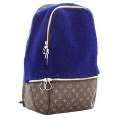 Louis Vuitton Marc Newson Backpack Shearling and Monogram Canvas 