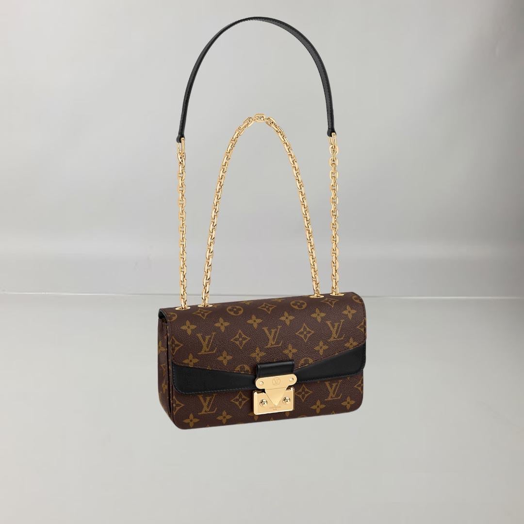 For Spring 2022, Louis Vuitton launches the feminine Marceau chain bag. Inspired by the design of the Pochette Metis, it is a compact bag with plenty of storage that closes with an S-lock, reminiscent of those on the House’s heritage trunks. The