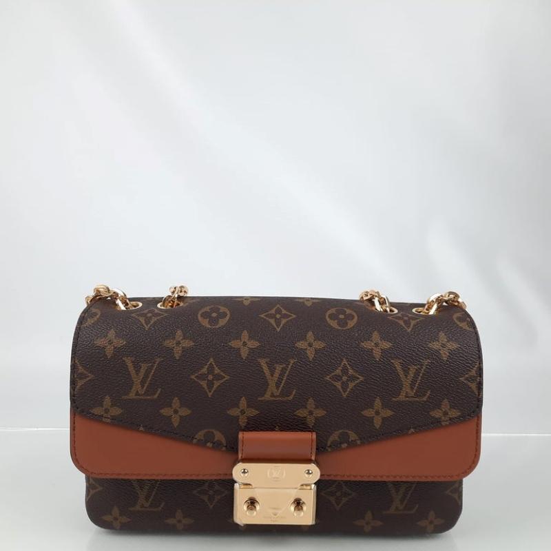 Louis Vuitton Marceau bag Caramel Monogram coated canvas and leather For Sale 1